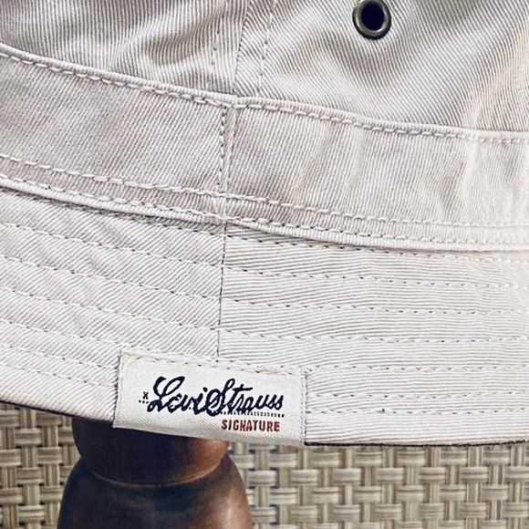 🌟HP🌟VTG 2000s New Unisex Levi Strauss Signature Olive/Khaki Reversible Bucke… - Picture 8 of 12